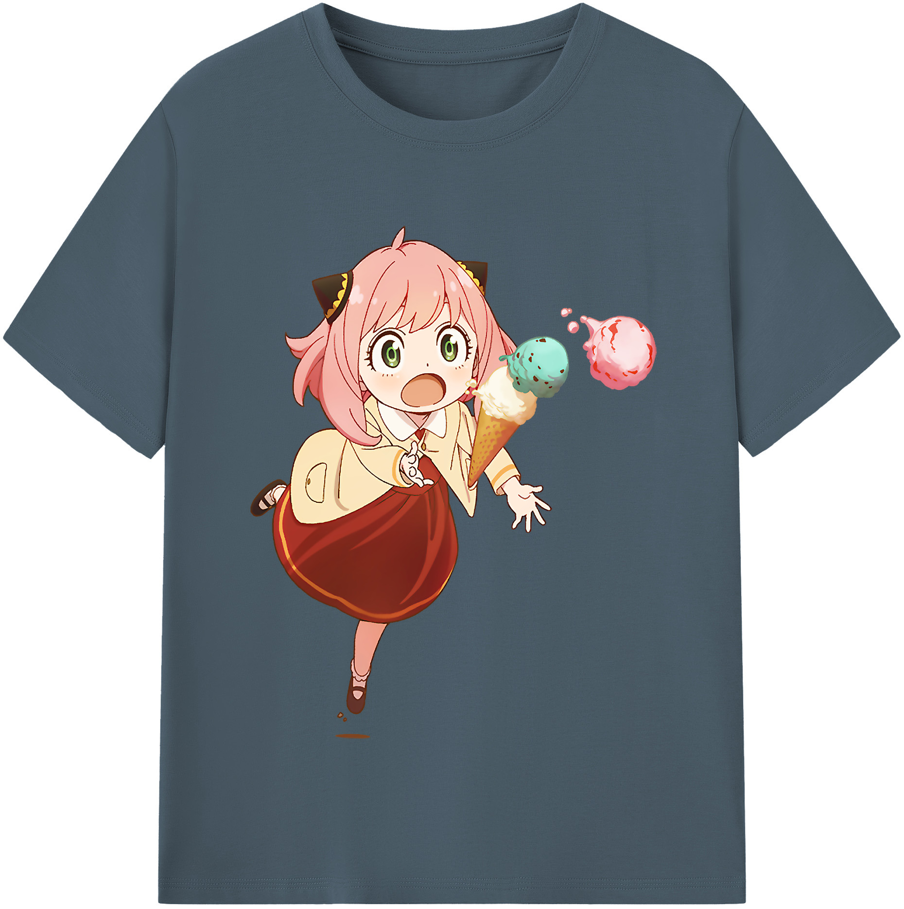 （画像用） SPY×FAMILY间谍家家酒 綿100％半袖Tシャツ（フロントプリント）